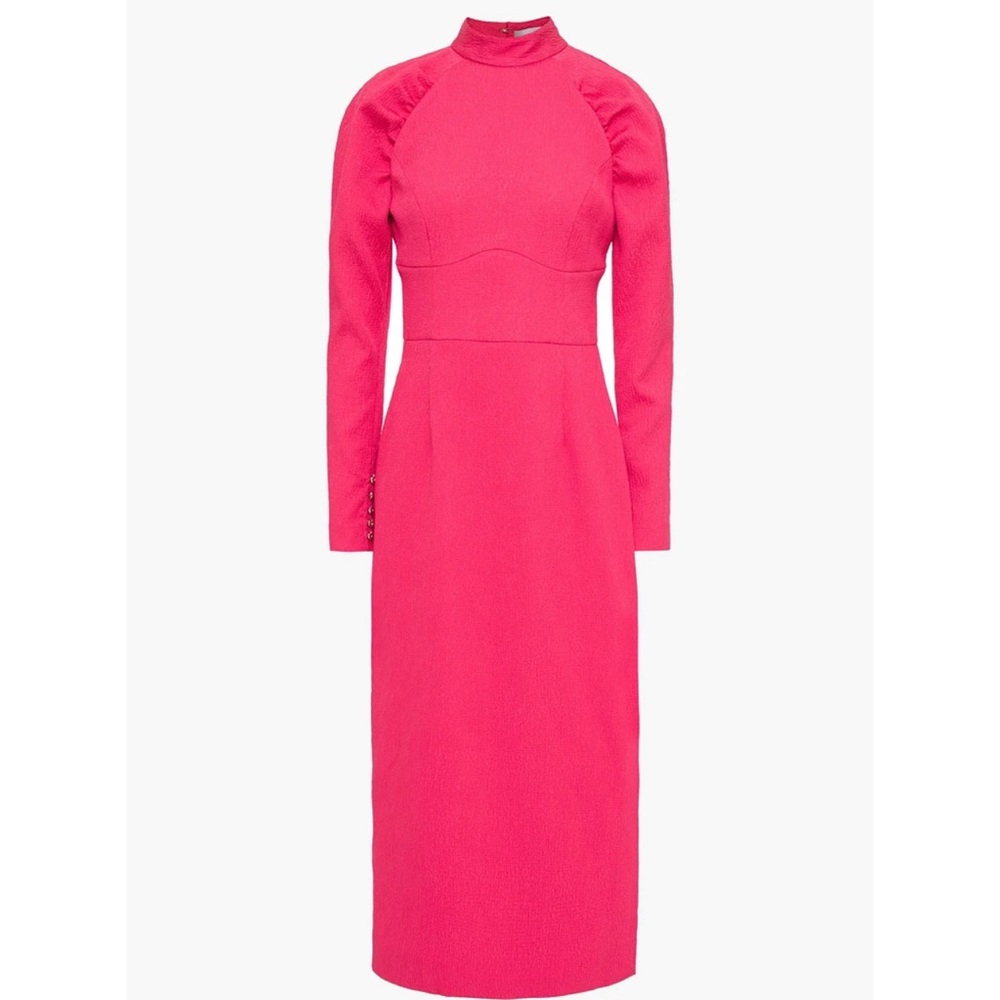 REBECCA VALLANCE
Martini open-back cloqué midi dress